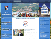 Tablet Screenshot of buttenheim.de